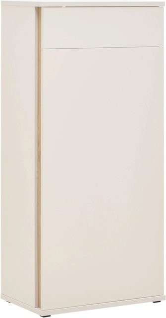 Schuhschrank Antonio von Mömax in Creme und Eichefarben mit Soft-Close-Türen, B/T/H: 61 x 38 x 133 cm - Bild 1
