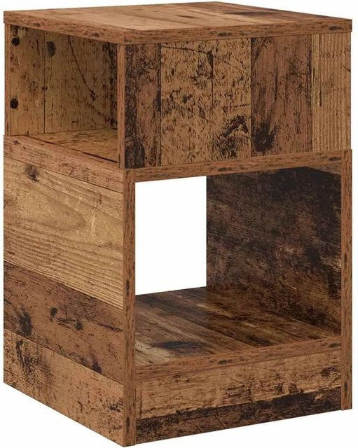 vidaXL Beistelltisch aus Altholz in Braun, modern, B/T/H: 30,5 x 30 x 45 cm - Bild 1
