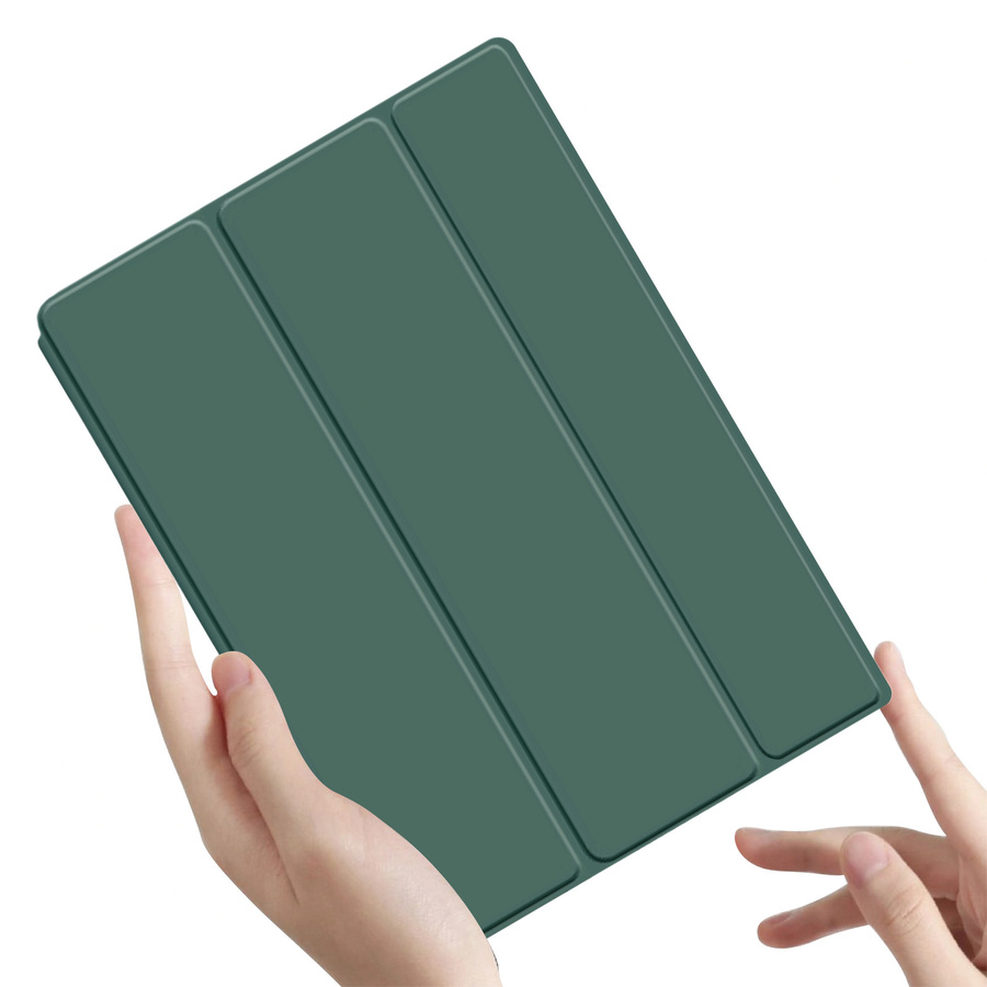 Samsung Tri-fold Flip Case für Galaxy Tab S7 S8 S9 FE S10 Plus 12.4 Zoll S9+ S10+ S8+ Magnetische Schutzhülle aus PU-Leder in Schwarz - Bild 5