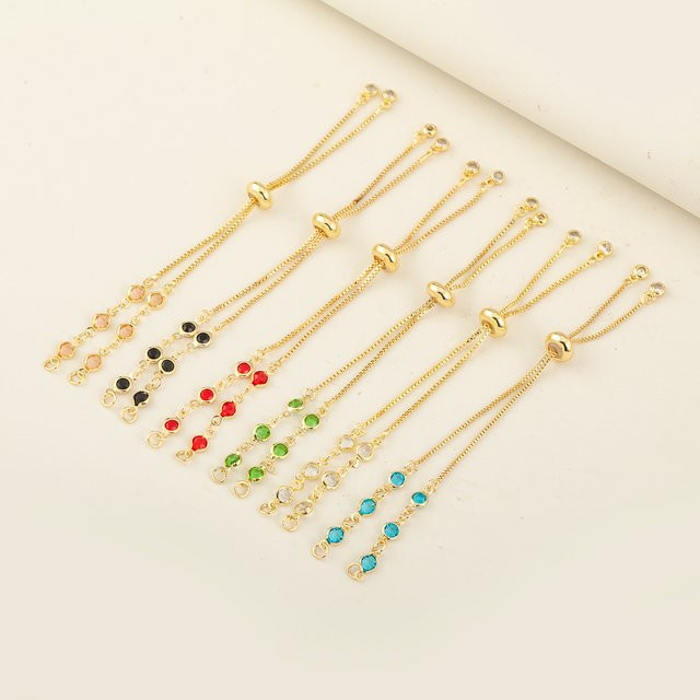 Nidin Armband, Kristall, Zirkonia, Gold, Damen - Bild 1