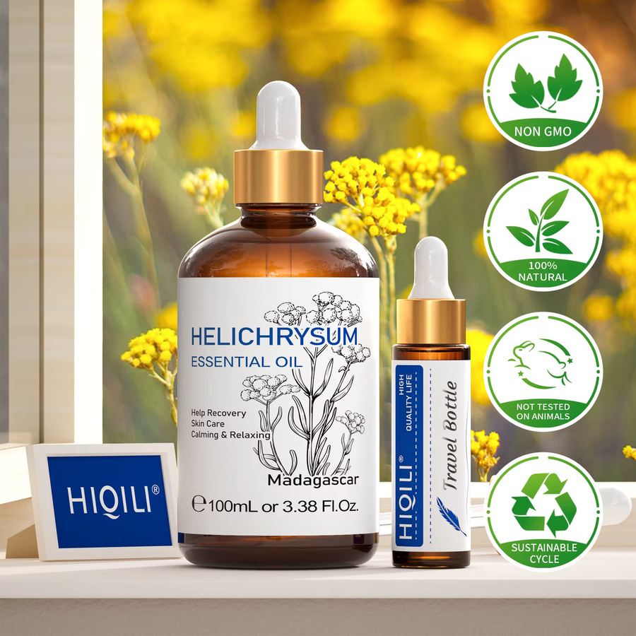 HIQILI Helichrysum ätherisches Öl, 100 ml, Unisex - Bild 1