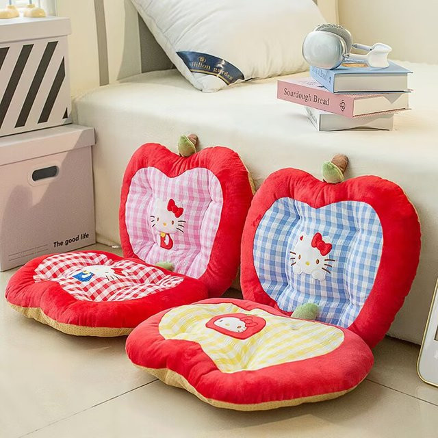 Aoger Hello Kitty Apfelförmiges Plüschkissen, Plüsch / Textil - Bild 1