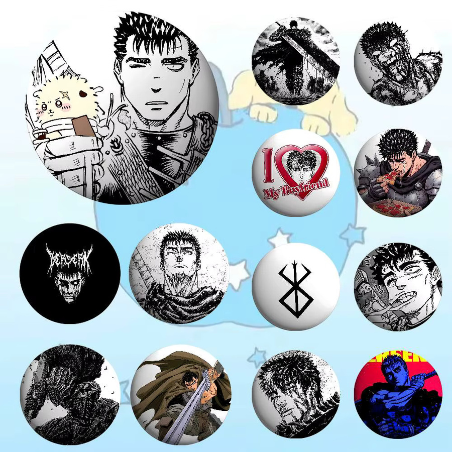52TOYS Brosche Anime B-Berserk-S, Metall - Bild 3