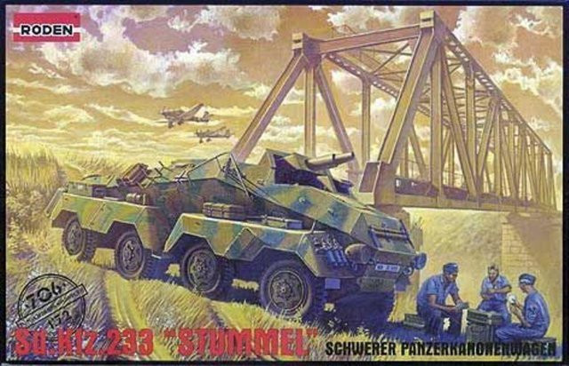 Roden Sd.Kfz. 233 Stummel, Fahrzeug, 1:72 - Bild 1