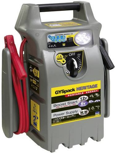 GYS Schnellstartsystem Gyspack Heritage 025844 Starthilfe 12 V 450 A mit Spannungswandler 230 V in Grau - Bild 1