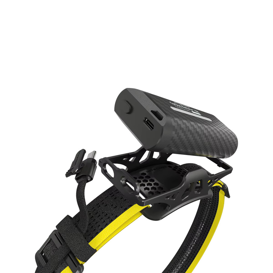 NITECORE Carbon Lithium-Ionen-Akku mit USB-C-Aufladung in Schwarz für externe Scheinwerfer (6000 mAh oder 12000 mAh) - Bild 3
