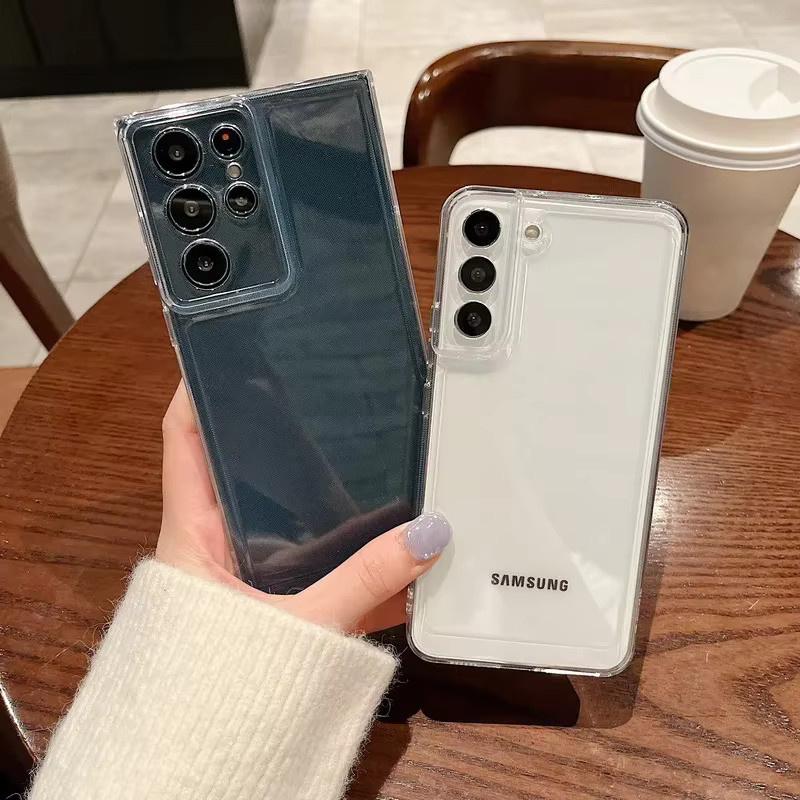 Transparente TPU-Schutzhülle für Samsung Galaxy S26 Plus Ultra Edge A56 A36 A26 A16 A37 A57 A17 A07 A06 mit Airbag-Funktion und dünnem Silikon-Design - Bild 1