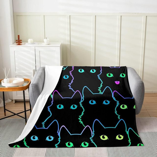 JMG Household Supplies Flauschige Kinder-Bettdecke Lila Galaxie mit Sternenhimmel-Motiv aus Fleece, B/B: 70 x 100 cm - Bild 1