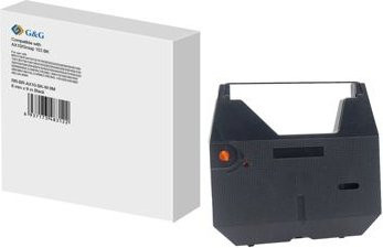 G&G Farbbandkassette Gruppe 153 BK Thermaldruck, schwarz, Bandbreite: 8 mm, Länge: 9 m - Bild 1