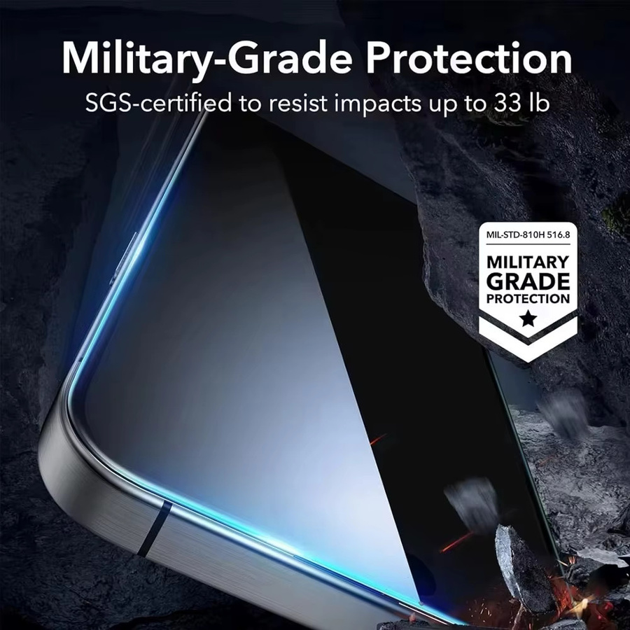Amour Brave 3er-Pack Panzerglas Displayschutzfolie für iPhone 12 bis iPhone 17 Pro Max Plus transparent - Bild 2