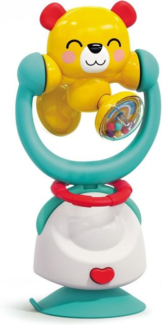 Moni Babyrassel 2 in 1 Hochstuhlspielzeug Greifling türkis ab 6 Monate - Bild 1