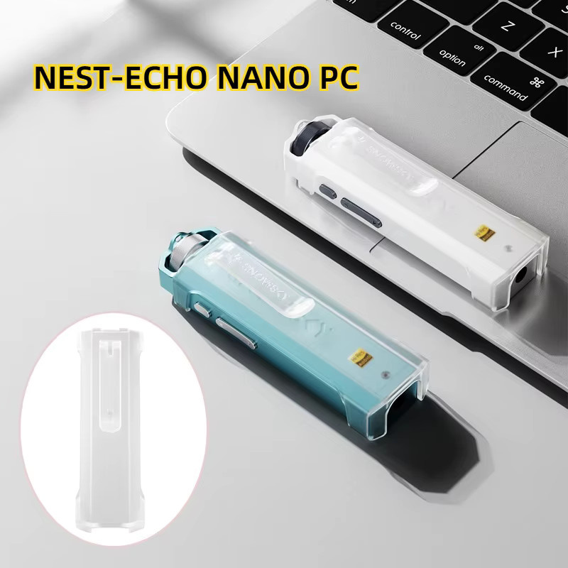 FiiO Snowsky NEST-ECHO NANO Back-Clip-Hülle für ECHO NANO MP3-Musikplayer, transparent mit matter Textur - Bild 2