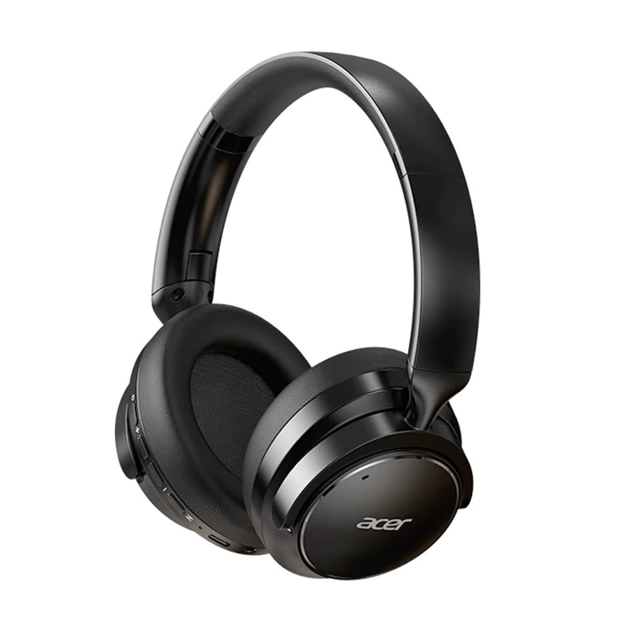 Acer Ohr560 Kabelloses Bluetooth-Over-Ear-Headset in Schwarz mit aktiver Geräuschunterdrückung und integriertem Mikrofon sowie 3,5-mm-Klinkenanschluss - Bild 6