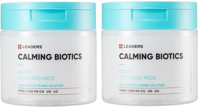 Leaders Calming Biotics Toner-Pads, 170 ml, Biotika-Komplex - Bild 1