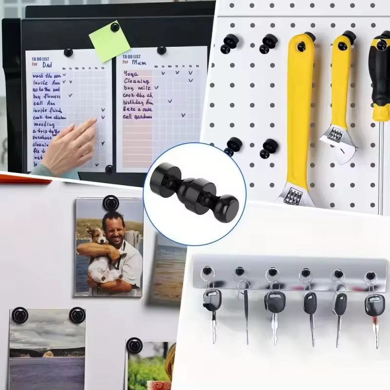 10 Stück starke magnetische Haken von mognot zur Mehrzweck-Aufbewahrung für Küche, Badezimmer und Schlüssel - Bild 3