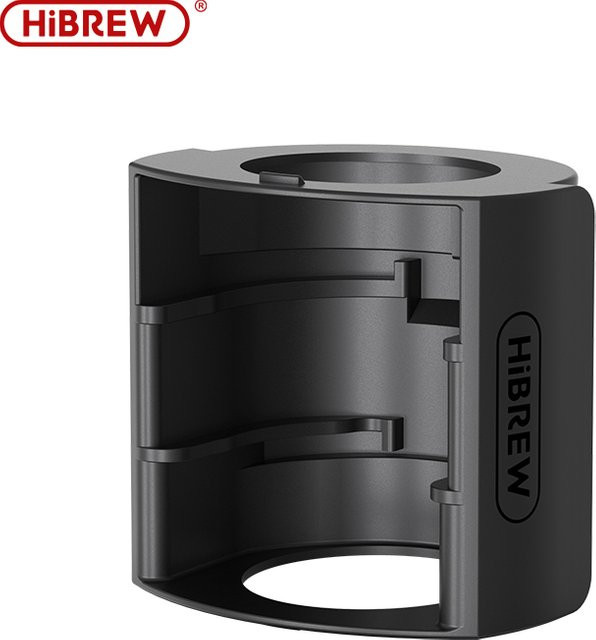 HiBREW Kaffeemühle Siebträgerhalterung für 51 mm und 58 mm Siebträger, Kaffeegriff-Unterstützung für G3 und G3A, Schwarz - Bild 1