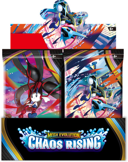 Pokémon Chaos Rising Mega Evolution Phantasmal Flames Booster-Kampfkarten, 360 Stück, ab 6 Jahren - Bild 1
