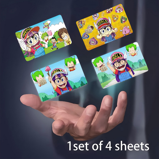 Maßgeschneiderter Anime Aufkleber Arale Girl für Kreditkarten und Bankkarten in Multicolour - Bild 1