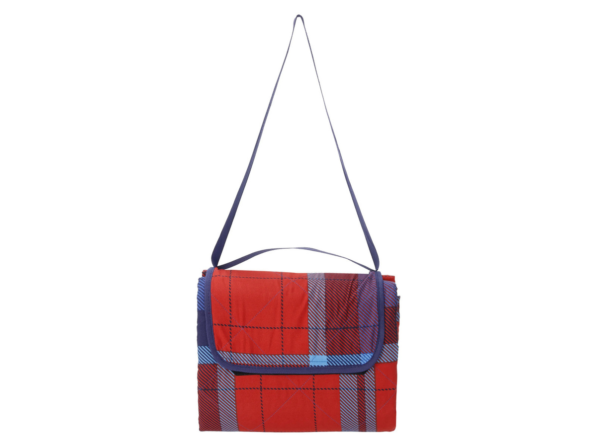 LIVARNO Outdoormatte in Rot, B/T: 200 x 200 cm - Bild 3
