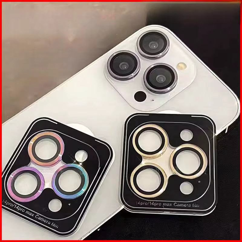 Displayschutzfolie mit Kameraabdeckung aus gehärtetem Glas für iPhone 15 Pro Max, 14 Plus, 13 Mini und 12, transparent - Bild 2