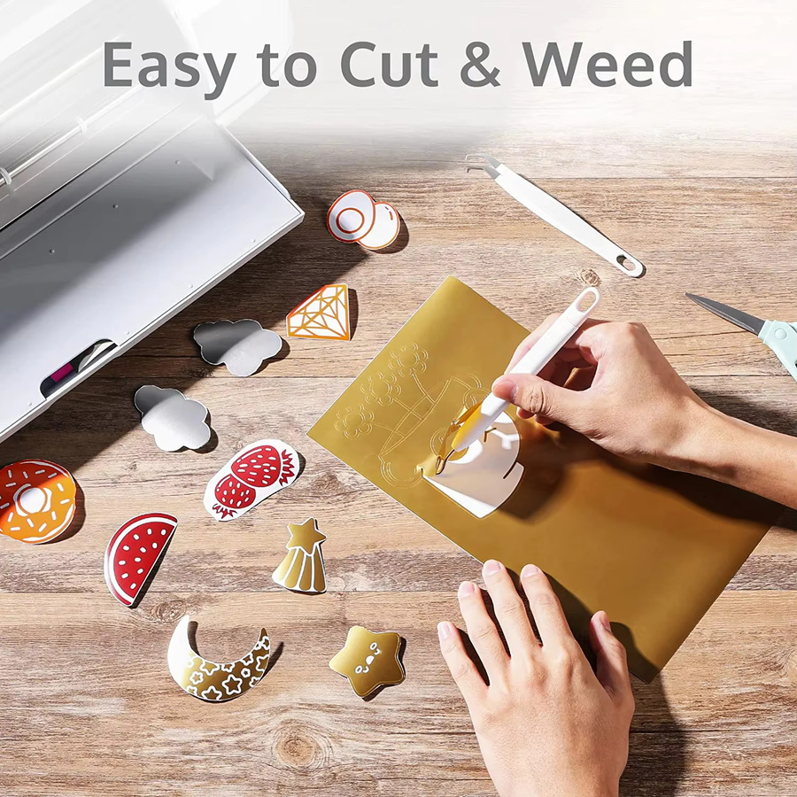 Cricut Smart Permanent Vinyl Silber für Cricut Joy zur Gestaltung von Logos, Aufklebern und Keramik - Bild 3
