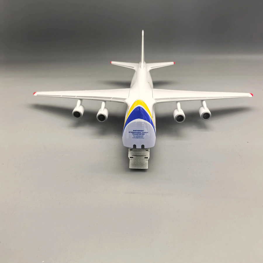 ZOCO Antonov AN-124 Flugzeugmodell-Bausatz, 1:165, mit öffnungsfähiger Kabine und Ständer - Bild 2
