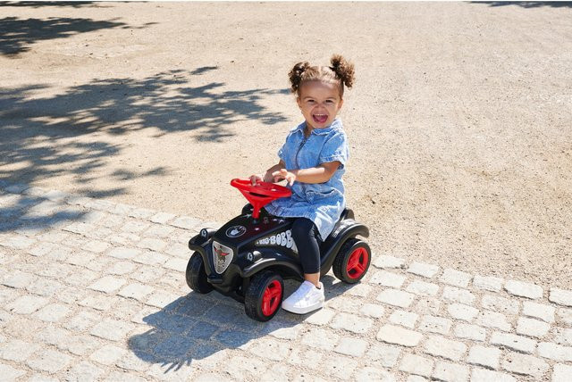 BIG Bobby Car Classic Little Rocker Rutscher Rock-Design schwarz - Bild 1