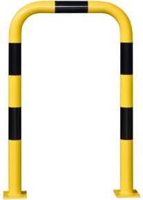 Moravia Rammschutz-Bügel Black Bull für innen zum Aufdübeln, Schwarz-Gelb, B: 120 cm, H: 75 cm - Bild 1