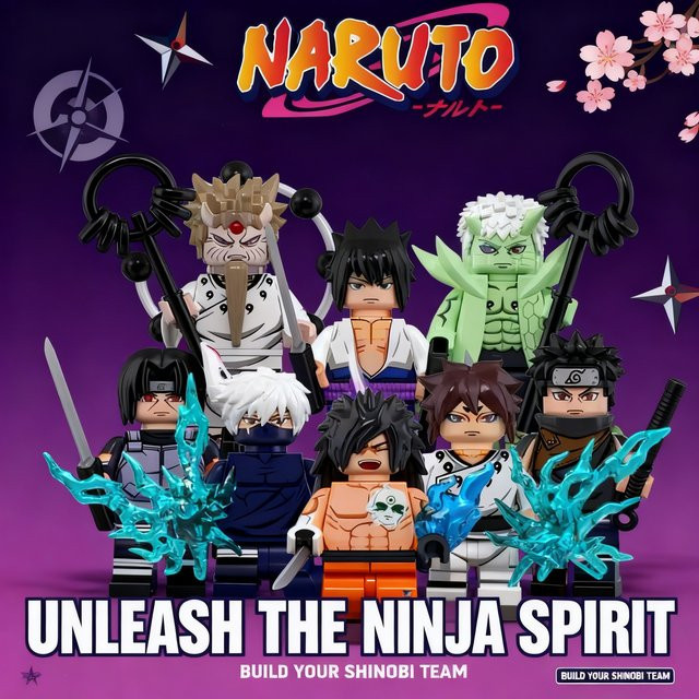 Bandai Naruto Anime Mini-Figuren, Einzelfigur, Bunt / Mehrfarbig - Bild 1