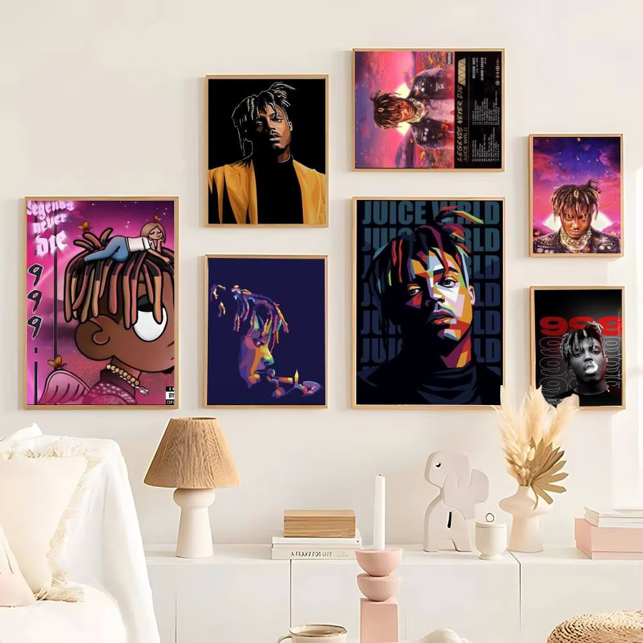 Juice WRLD Retro Album Poster Wandkunst in Multicolor für deine Wanddekoration - Bild 2