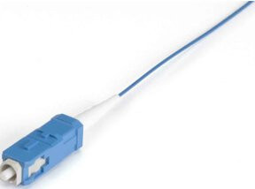 Corning UniCam ST-Stecker G50 OM3 mit Keramik-Ferrit in Blau - Bild 1