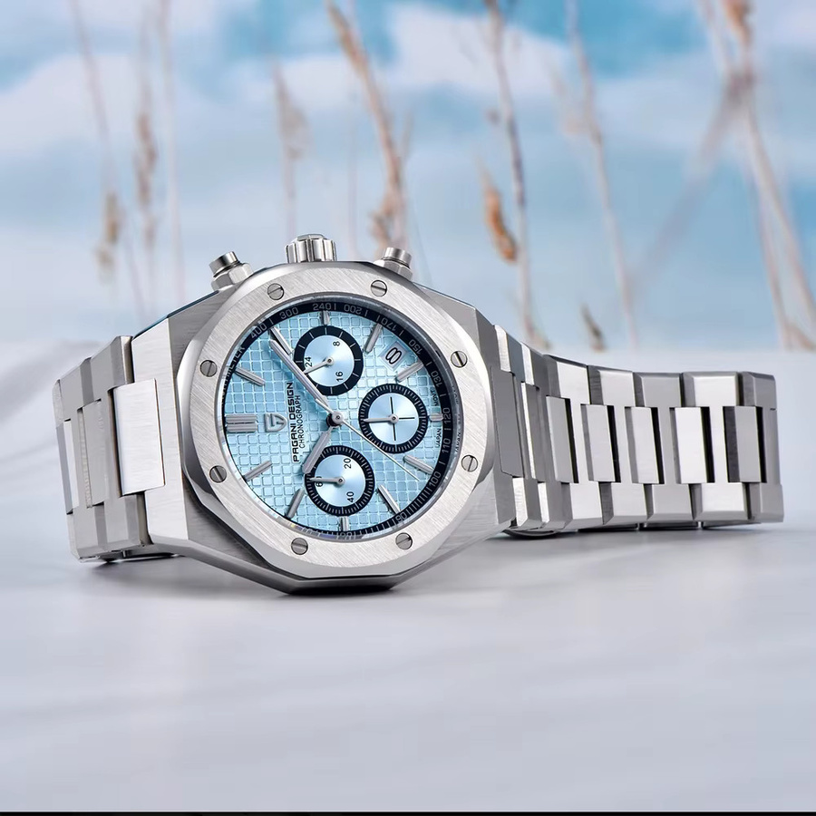Pagani Design Chronograph, Quarz, Edelstahl, Saphirglas, Herren - Bild 2