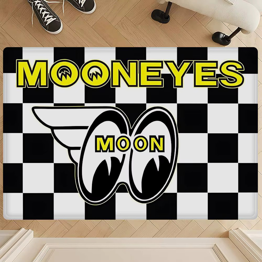 Mooneyes Fußmatte mit Streifen-Design in Multicolour, rutschfest und wasserabsorbierend, B/T: 60 x 40 cm - Bild 2