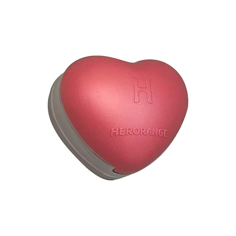 Herorange Herz-Lippen- und Wangenfarbe, Matt, Unisex - Bild 3