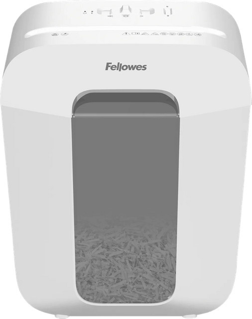 Fellowes Powershred LX50 Aktenvernichter in Weiß mit Partikelschnitt 4 x 37 mm und 17 l Fassungsvermögen - Bild 1