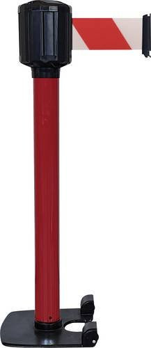VISO RXLO1100RORB LO3 Gurtabsperrpfosten rot, selbstständig stehend, Gurtlänge: 10 m, Durchmesser: 8 cm, Höhe: 111 cm - Bild 1