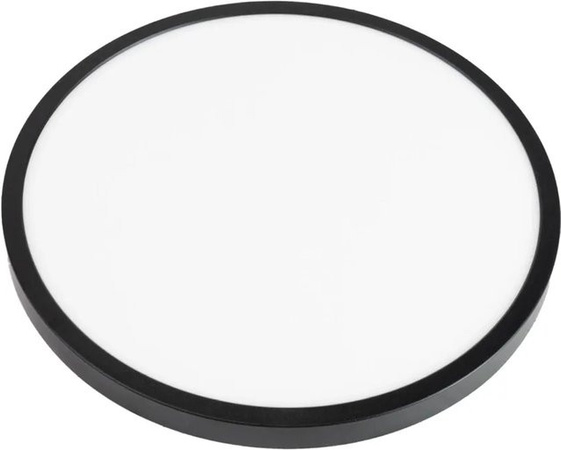 ENOVALITE LED Panel Einbauleuchte Schwarz, 24W, dimmbar, 2700-5700K Warm-Kaltweiß, rund