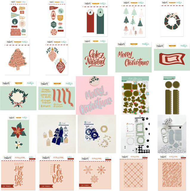 Metall-Stanzformen für spanisches Weihnachten Scrapbooking und DIY Handwerk, Silber - Bild 1