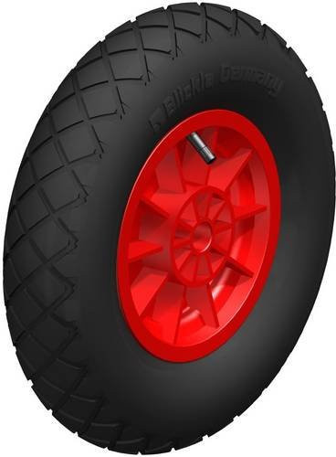 Blickle Rad-Luftreifen PK 402/25-75G-ROT in Rot mit 400 mm Durchmesser und 250 kg Tragfähigkeit - Bild 1