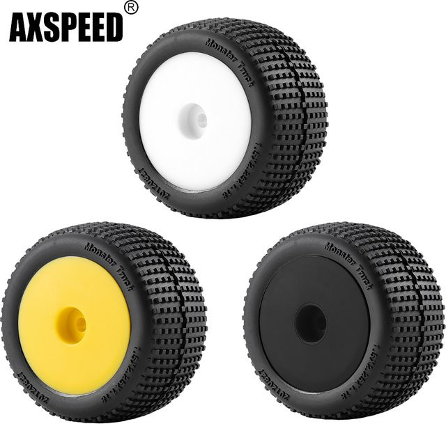 AXSPEED LOSI Mini-T Upgrade-Teile, 4-teiliges Set, Kunststoff und Gummi, 1:18 - Bild 1
