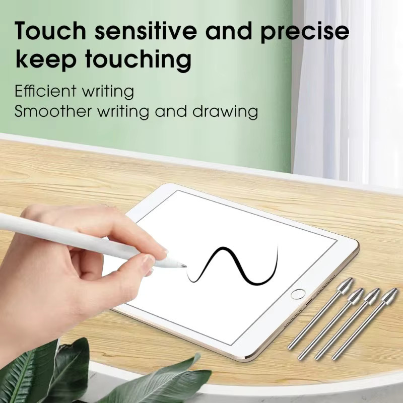 Samsung Ersatzspitzen für S-Pen Galaxy Tab S10 Ultra S9 FE NOTE10, Metall-Stylus-Feder in Silber, druckempfindlich - Bild 3