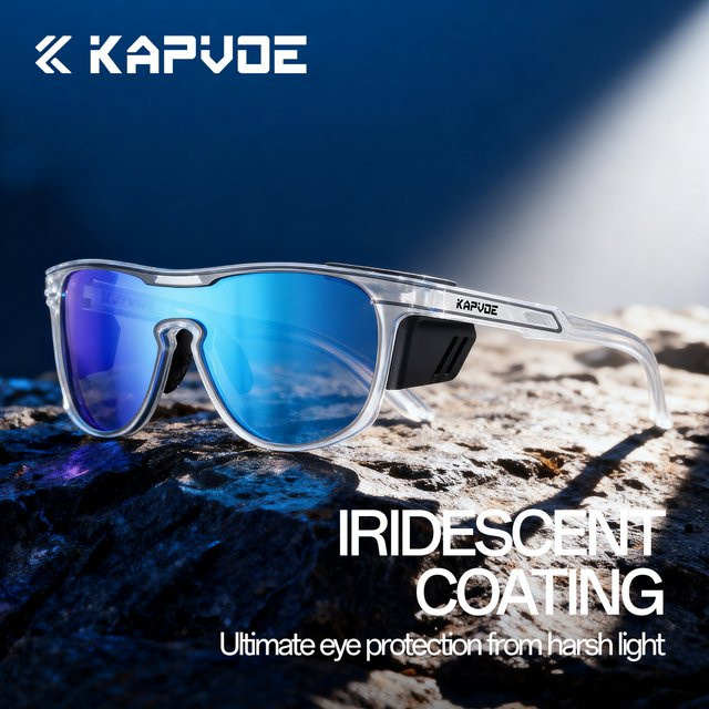 KAPVOE Sportsonnenbrille, Vollrand, Kunststoff - Bild 1