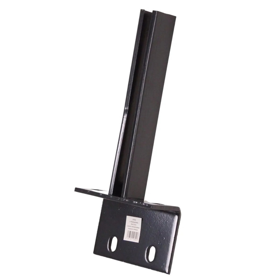 Galaflor L-Bodenplatte für Zaunpfosten 60x40mm in Anthrazit, Fußplatte für Pfosten B/T/H: 80 x 150 x 300 mm - Bild 2