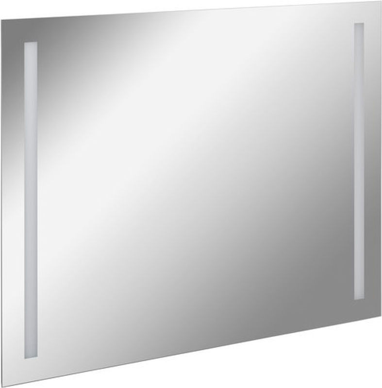 Fackelmann Spiegelelement Linear mit LED-Beleuchtung, grau, B/H/T: 100 x 75 x 2 cm - Bild 1