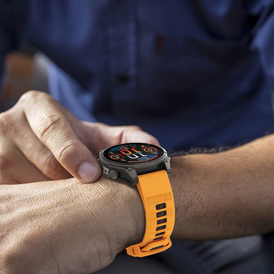 Garmin Uhrenarmband Silikon, orange, 22mm, 26mm - Bild 2