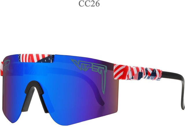 Pit Viper Sonnenbrille, Unisex, Vollrand, Multicolor, Plastic, Wrap - Bild 1