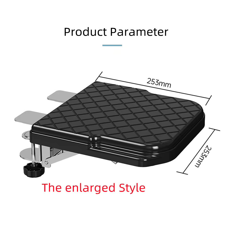 BEISHI Ergonomische Computer Armlehne für den Schreibtisch, Einstellbare Handgelenk-Unterstützung und Rotierender Mauspad-Halter, Schwarz - Bild 6