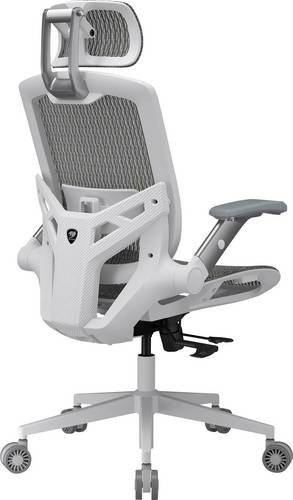 Cougar Speeder One Ergonomischer Gaming- und Office-Stuhl in Weiß mit Netzgewebe - Bild 1