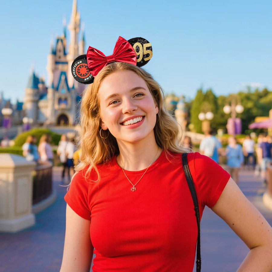 Disney Mickey Maus Ohr Stirnband, Haar Zubehör, PU - Bild 2