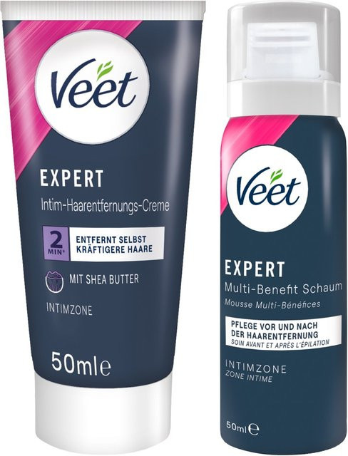 Veet Expert Enthaarungscreme-Set mit Shea Butter, 2-teilig, Unisex - Bild 1